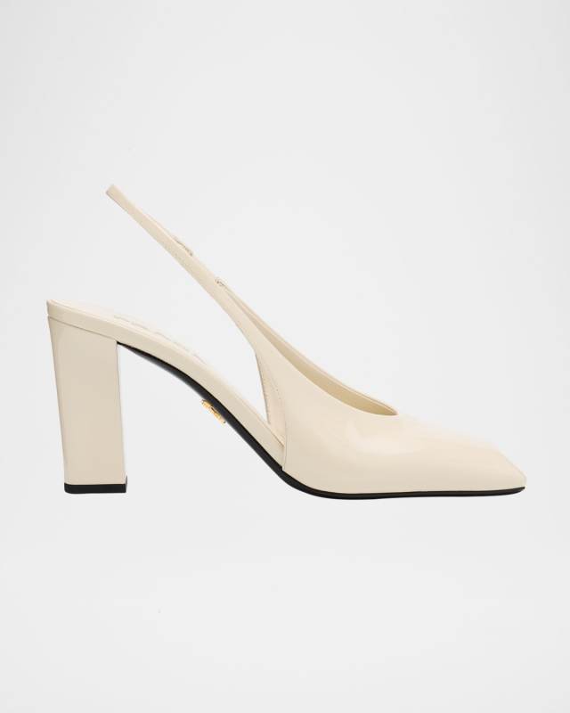 Modellerie Vernice Patent Leather Slingback Pumps